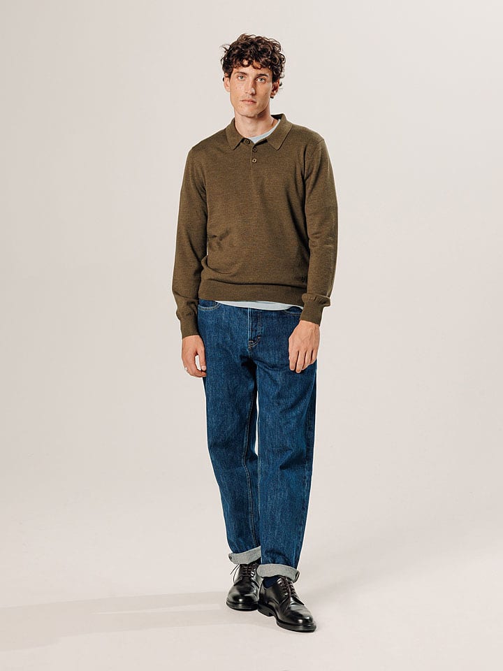 Rodier Wełniany sweter w kolorze brązowym rozmiar: S