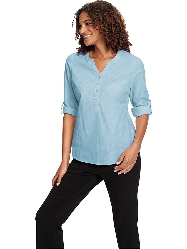 WITT WEIDEN Bluzka w kolorze błękitnym rozmiar: 40