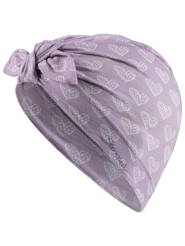 Sterntaler Czapka "Hearts" w kolorze fioletowym rozmiar: 49 cm