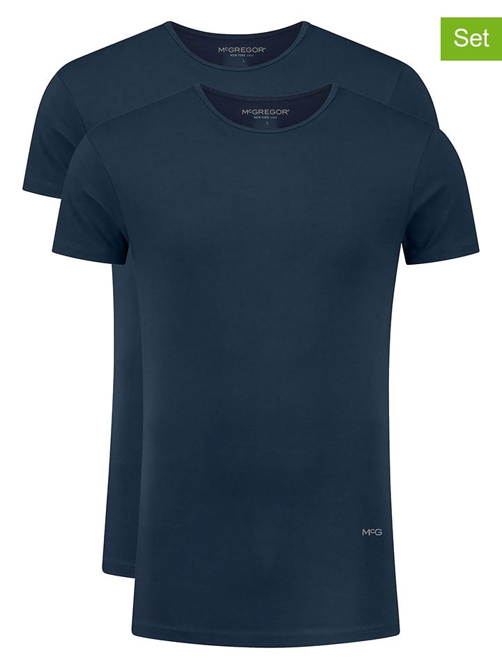 McGregor Koszulki (2 szt.) w kolorze granatowym rozmiar: M