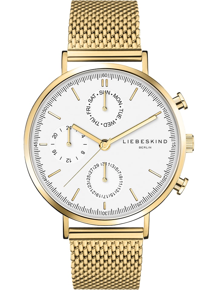 Liebeskind Zegarek kwarcowy w kolorze złoto-białym rozmiar: onesize