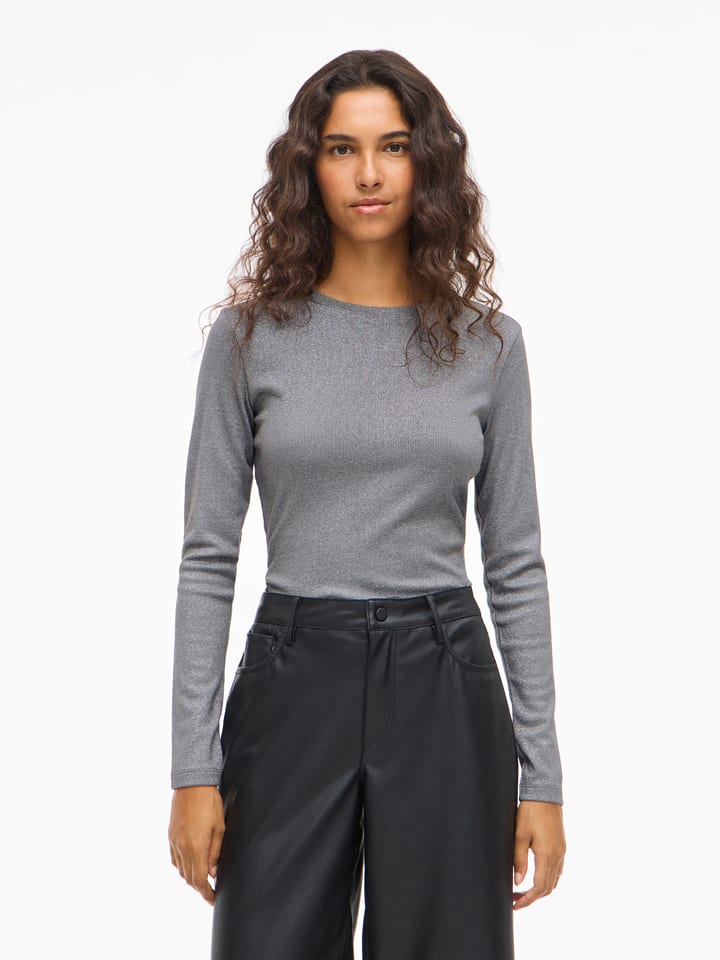 Vila Koszulka "Vicatera" w kolorze szarym rozmiar: M