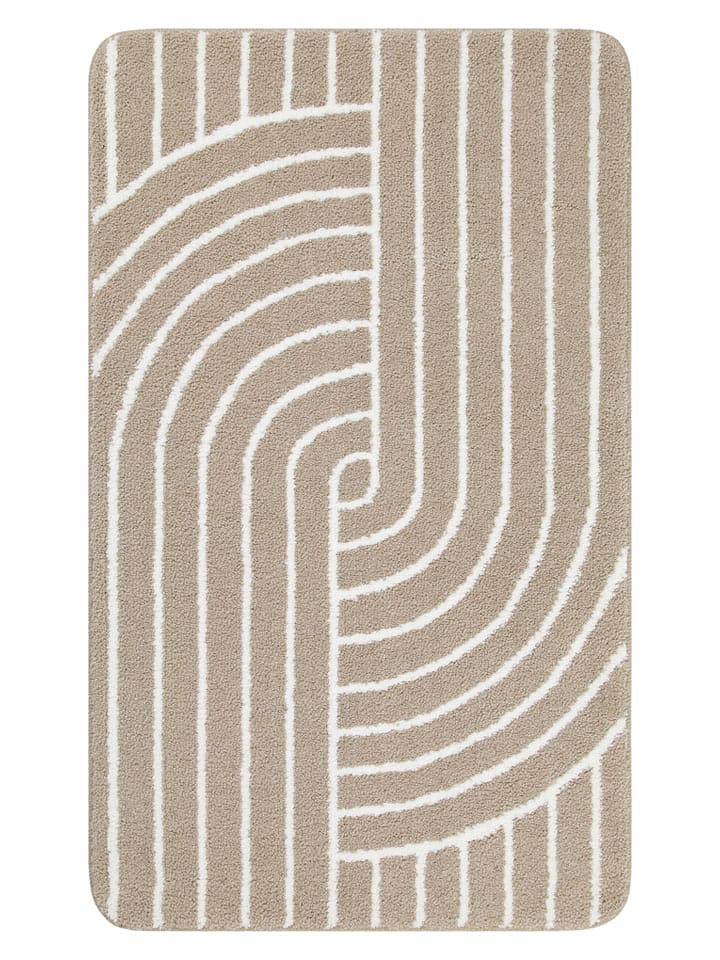 Wecon Home Dywanik łazienkowy "Basics Hilda" w kolorze beżowym rozmiar: 70x120 cm