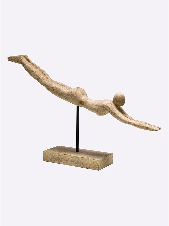 heine home Figurka dekoracyjna w kolorze beżowym - 56 x 32 x 9 cm rozmiar: onesize