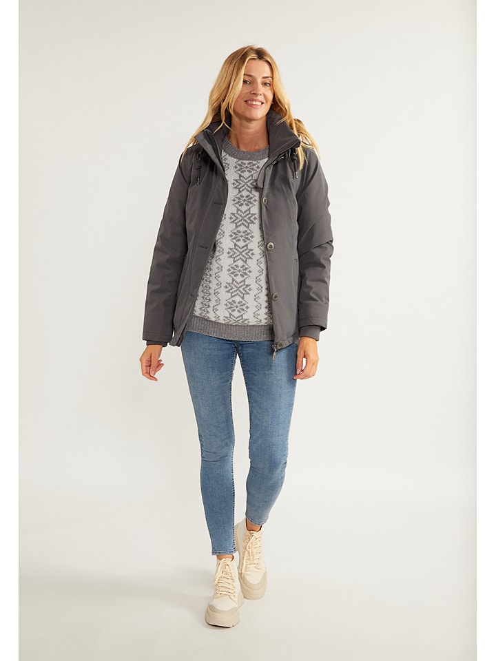 Usha Kurtka przejściowa w kolorze antracytowym rozmiar: S