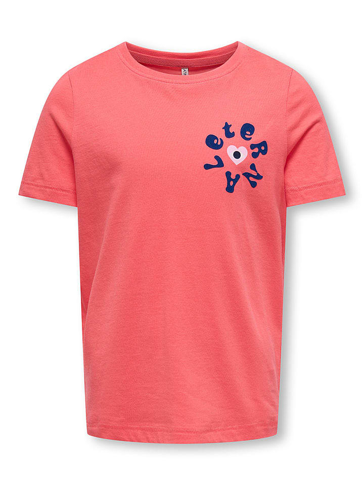 KIDS ONLY Koszulka "Happy" w kolorze różowym rozmiar: 158/164