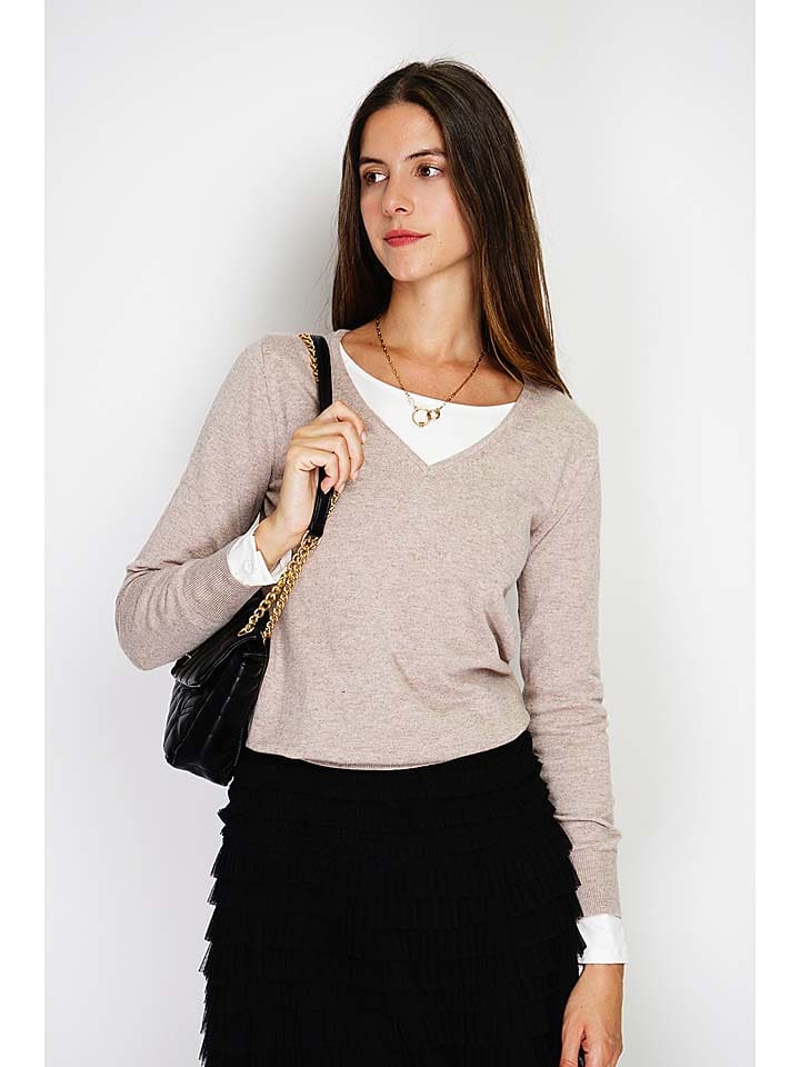 William de Faye Sweter w kolorze beżowym rozmiar: 34