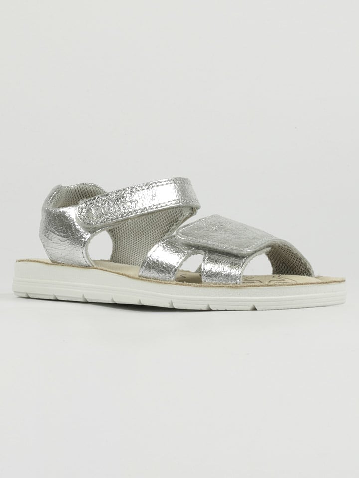 Richter Shoes Sandały "Sofia" w kolorze srebrnym rozmiar: 32