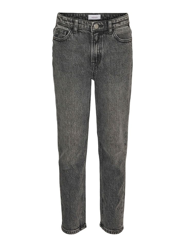 Vero Moda Girl Dżinsy - Mom fit - w kolorze szarym rozmiar: 140