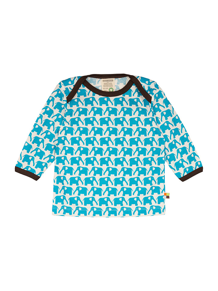 loud + proud Koszulka w kolorze błękitno-białym rozmiar: 122/128