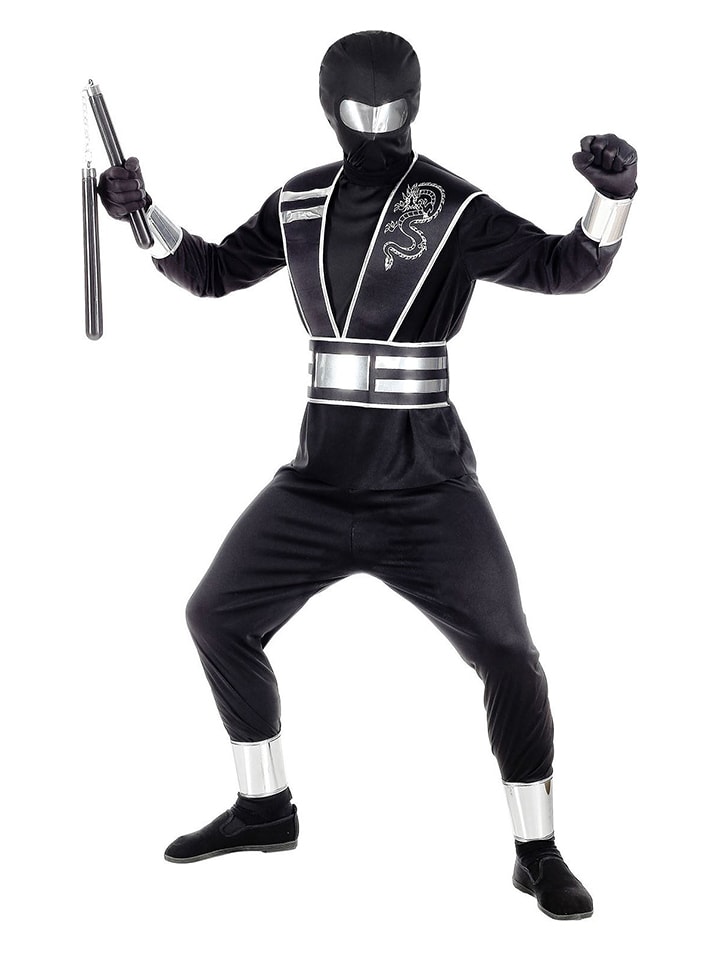 Carnival Party 6-częściowy kostium w kolorze czarnym rozmiar: 140