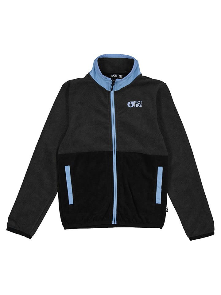 PICTURE Kurtka polarowa "Pipo" w kolorze czarnym rozmiar: 110-122