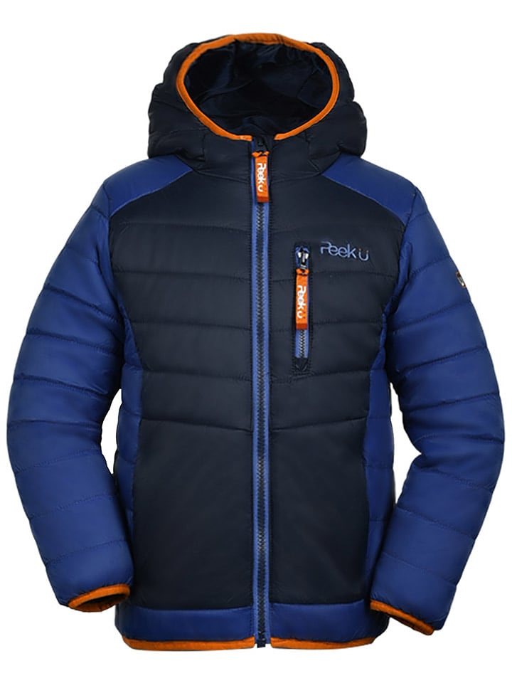 Peek U Całoroczna kurtka pikowana "Caspian" w kolorze granatowym rozmiar: 110