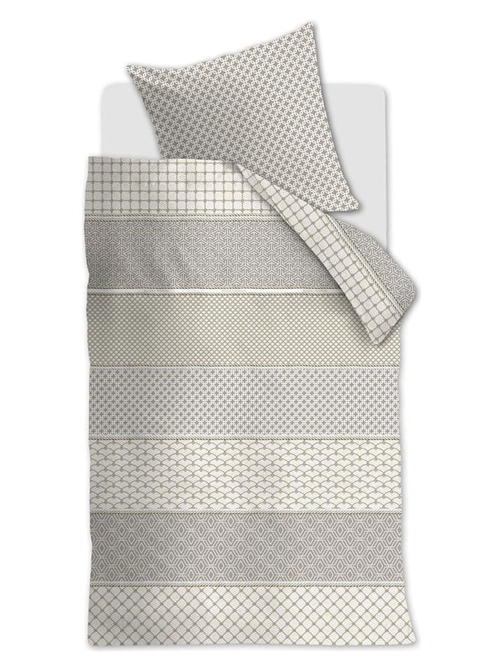 Rivièra Maison Komplet pościeli "Ropes" w kolorze szarobrązowym rozmiar: 260x200/220 cm