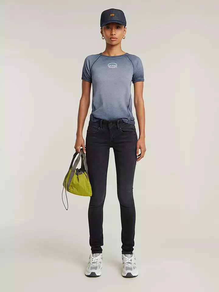 G-Star Dżinsy " Midge Cody" - Skinny fit - w kolorze czarnym rozmiar: W27/L30