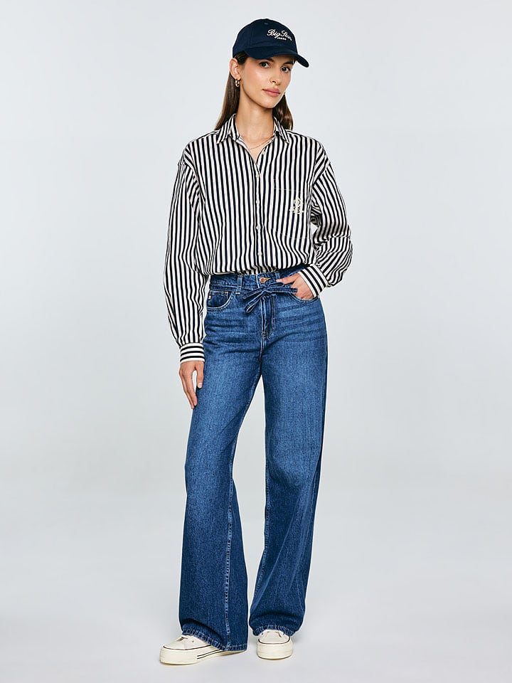 BIG STAR Koszula "Tina" w kolorze granatowym rozmiar: L