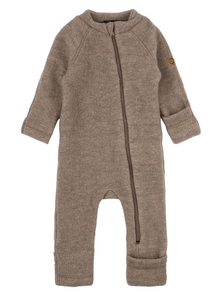 mikk-line Wełniany kombinezon w kolorze brązowym rozmiar: 98