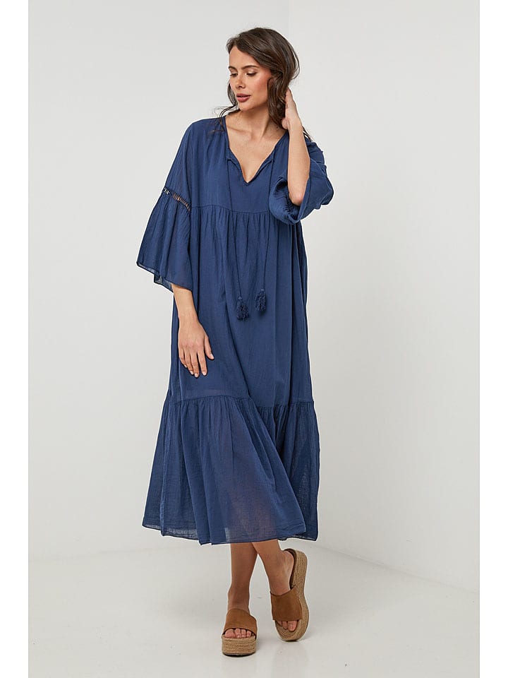 Lin Passion Sukienka w kolorze granatowym rozmiar: 40/42