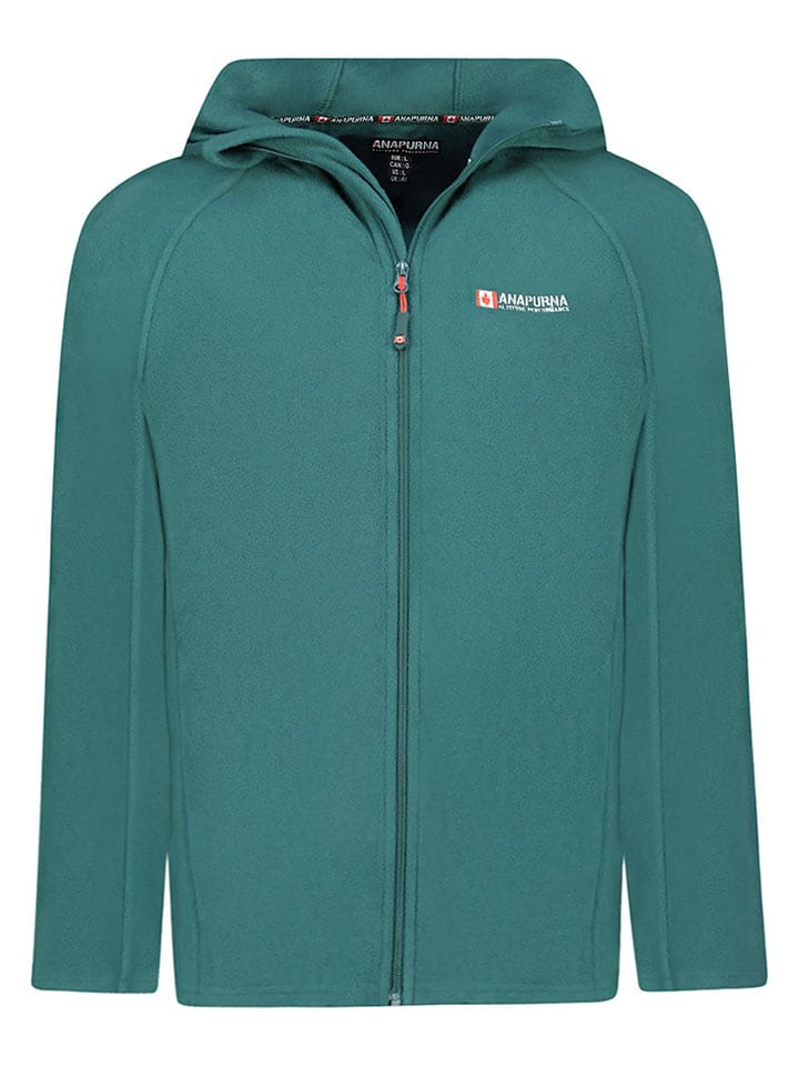 ANAPURNA Kurtka polarowa "Tugoodana" w kolorze morskim rozmiar: XL