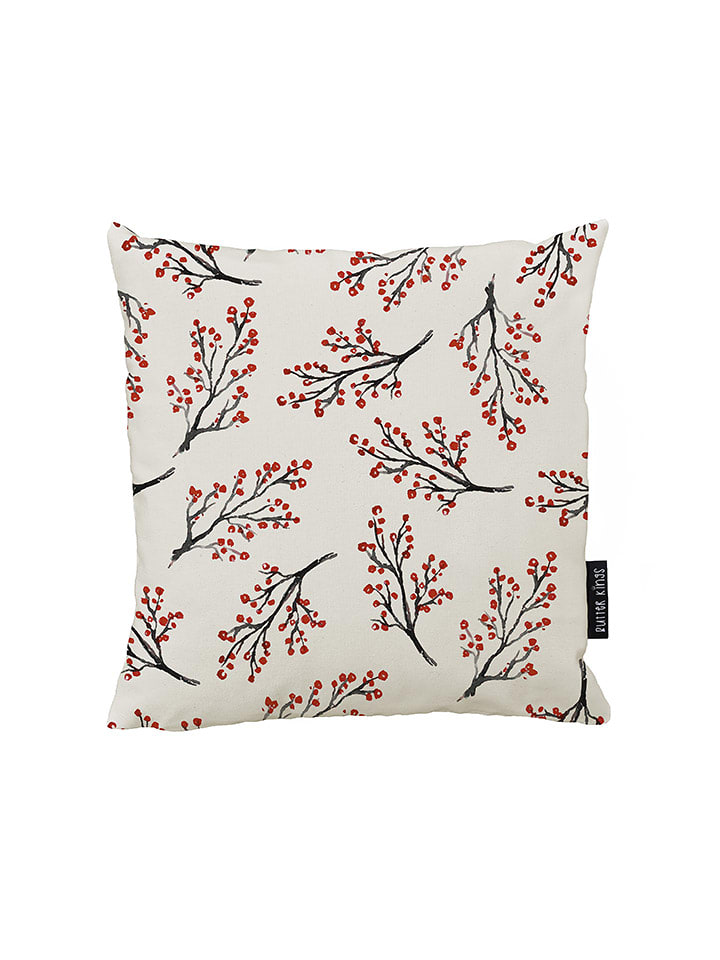 Butter Kings Poszewka "Rowan berries" ze wzorem na poduszkę - 45 x 45 cm rozmiar: onesize
