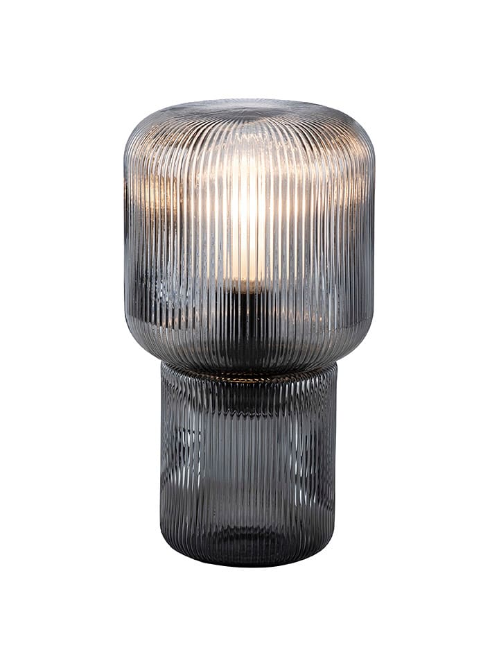 JUST LIGHT. Lampa stołowa "Mashi" w kolorze czarnym - wys. 27 x Ø 15 cm rozmiar: onesize