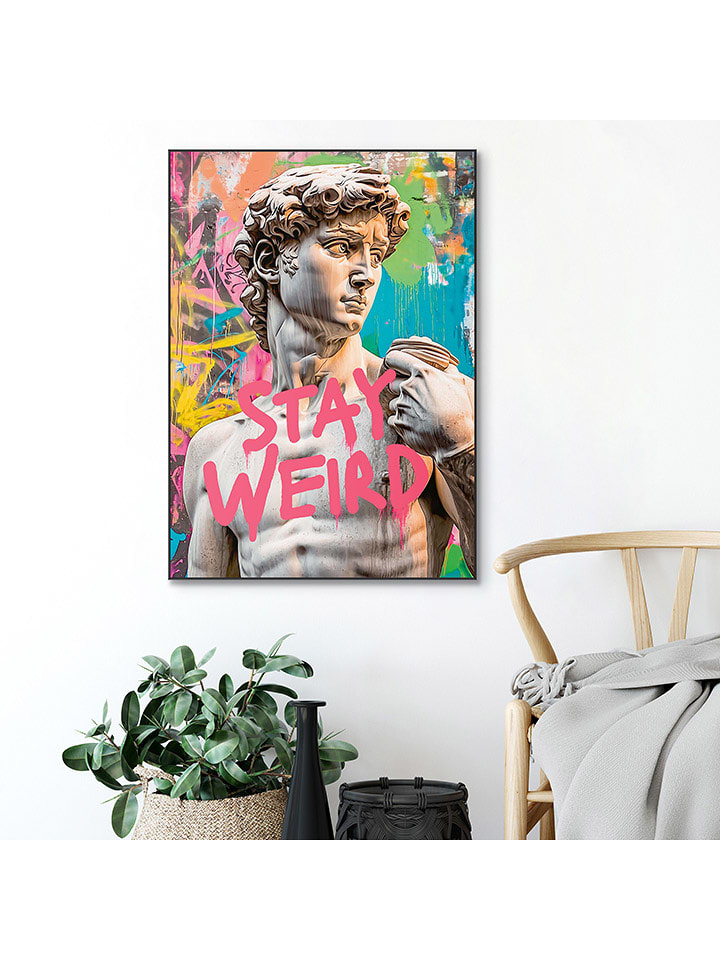 Orangewallz Druk artystyczny "Streetart Torso" w ramce rozmiar: 50x70 cm