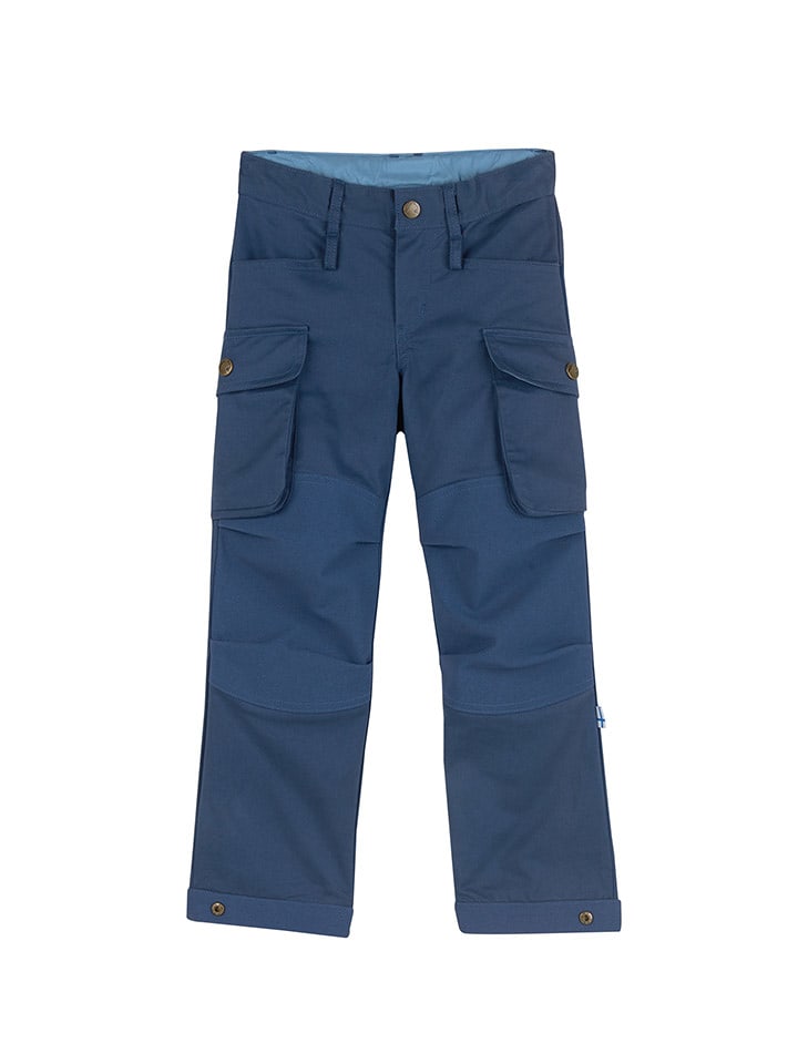 finkid Spodnie funkcyjne "Koski Canvas" w kolorze granatowym rozmiar: 90/100