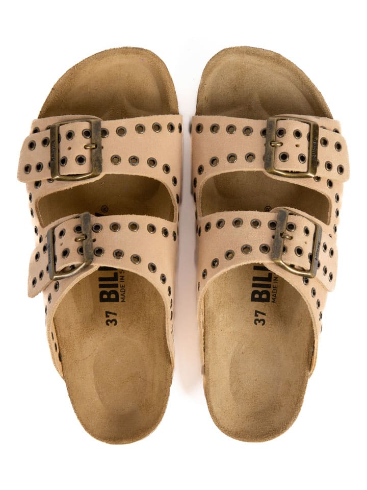 billowy Skórzane klapki w kolorze jasnoróżowym rozmiar: 37