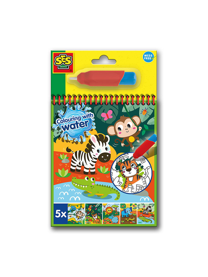SES Kolorowanka wodna "Safari" - 3+ rozmiar: onesize