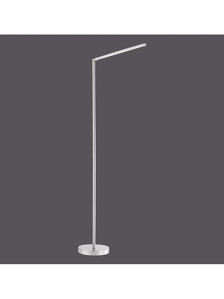 JUST LIGHT. Lampa stojąca LED "Dawda" w kolorze srebrnym - wys. 165,5 cm rozmiar: onesize