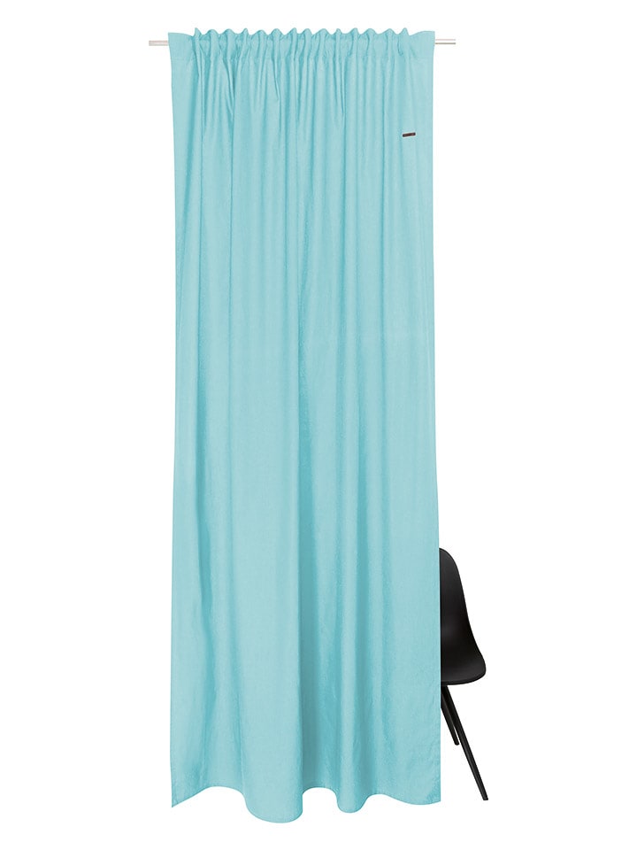 ESPRIT Zasłona "Neo" w kolorze błękitnym ze szlufkami rozmiar: 130x250 cm