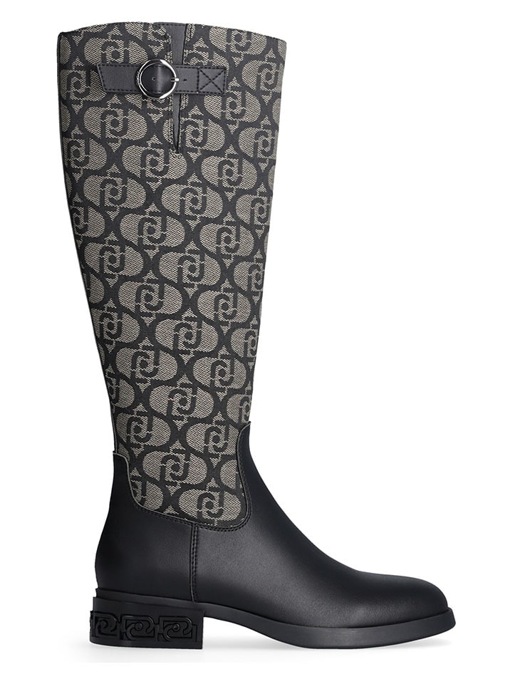 Liu Jo Kozaki w kolorze czarno-beżowym rozmiar: 39