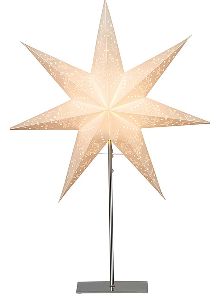 STAR Trading Lampa stojąca "Sensy" w kolorze kremowym - 54 x 78 cm rozmiar: onesize