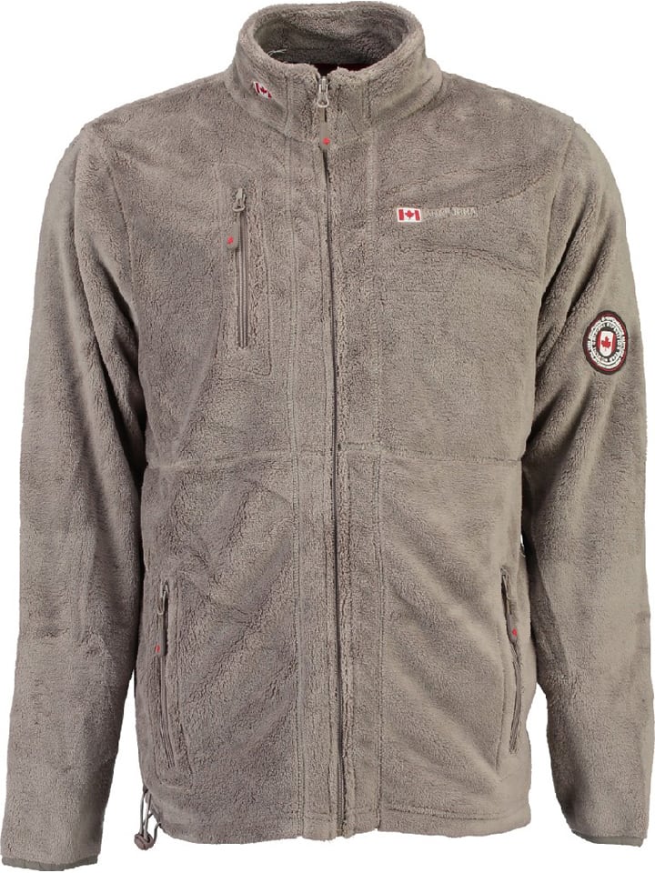 ANAPURNA Kurtka polarowa "Utah" w kolorze szarobrązowym rozmiar: M