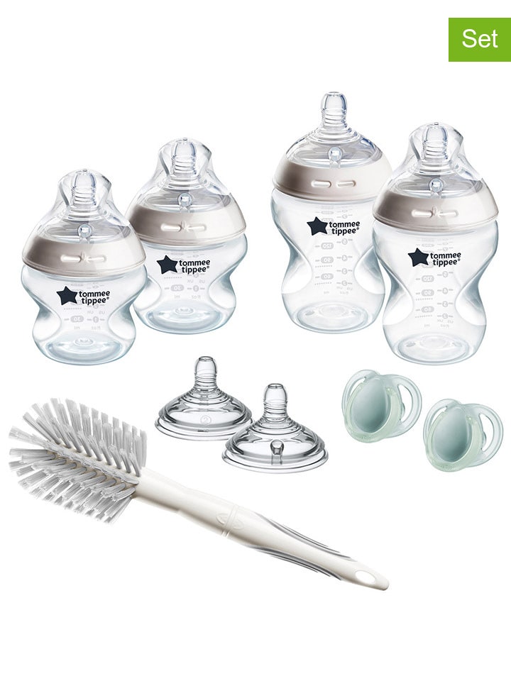 tommee tippee 9-częściowy zestaw "Natural start" w kolorze beżowym rozmiar: onesize