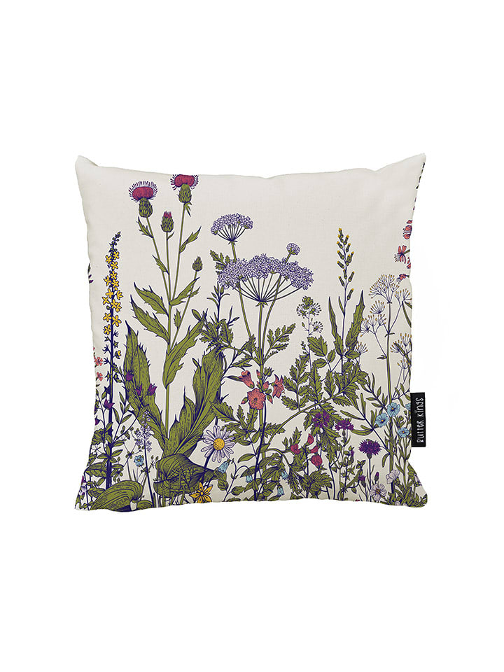 Butter Kings Poszewka w kolorze beżowym ze wzorem na poduszkę - 45 x 45 cm rozmiar: onesize