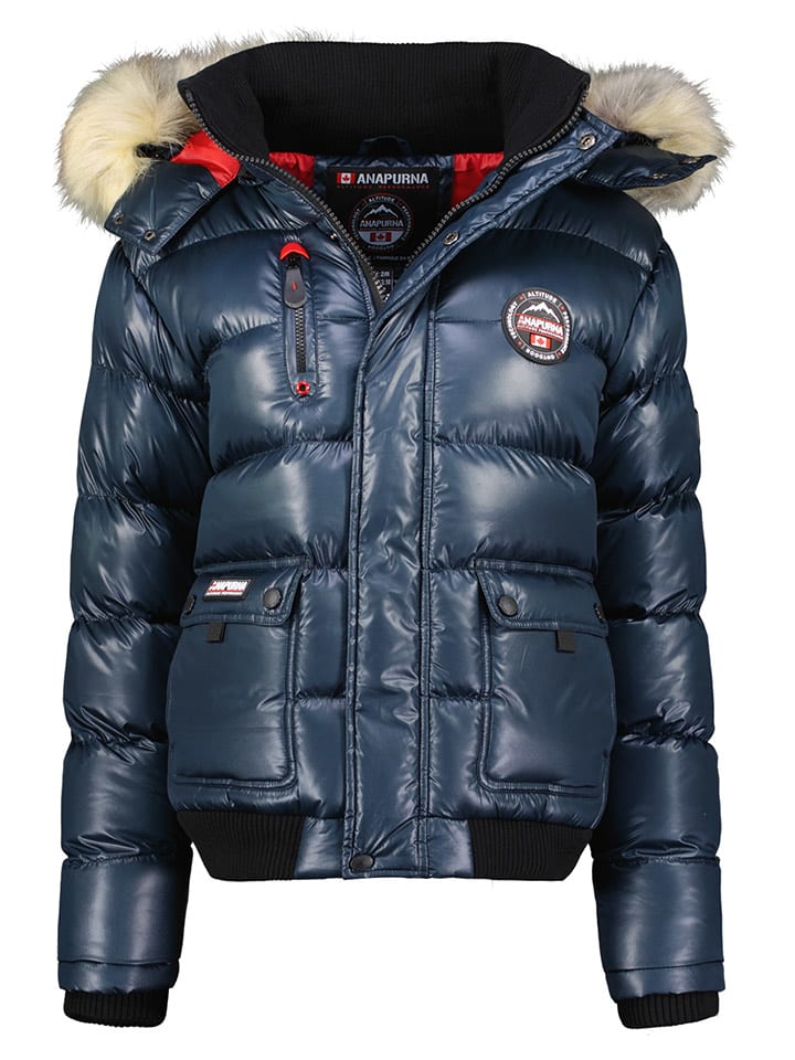 ANAPURNA Kurtka zimowa "Bugsana" w kolorze granatowym rozmiar: L