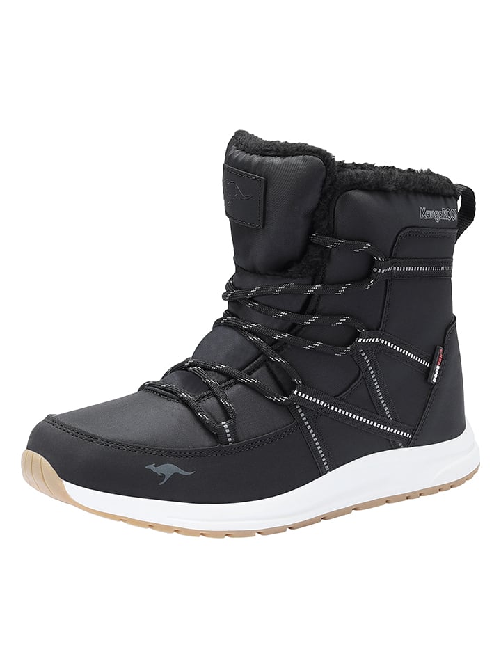 Kangaroos Kozaki zimowe "Leyla" w kolorze czarnym rozmiar: 42