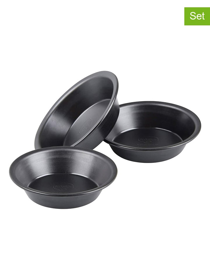 Dr. Oetker Blaszki (3 szt.) "Classic" w kolorze czarnym rozmiar: onesize