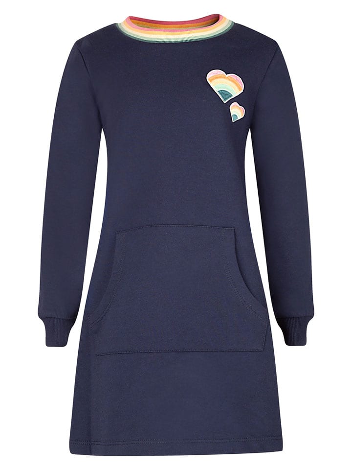 happy girls by Eisend Sukienka w kolorze granatowym rozmiar: 134