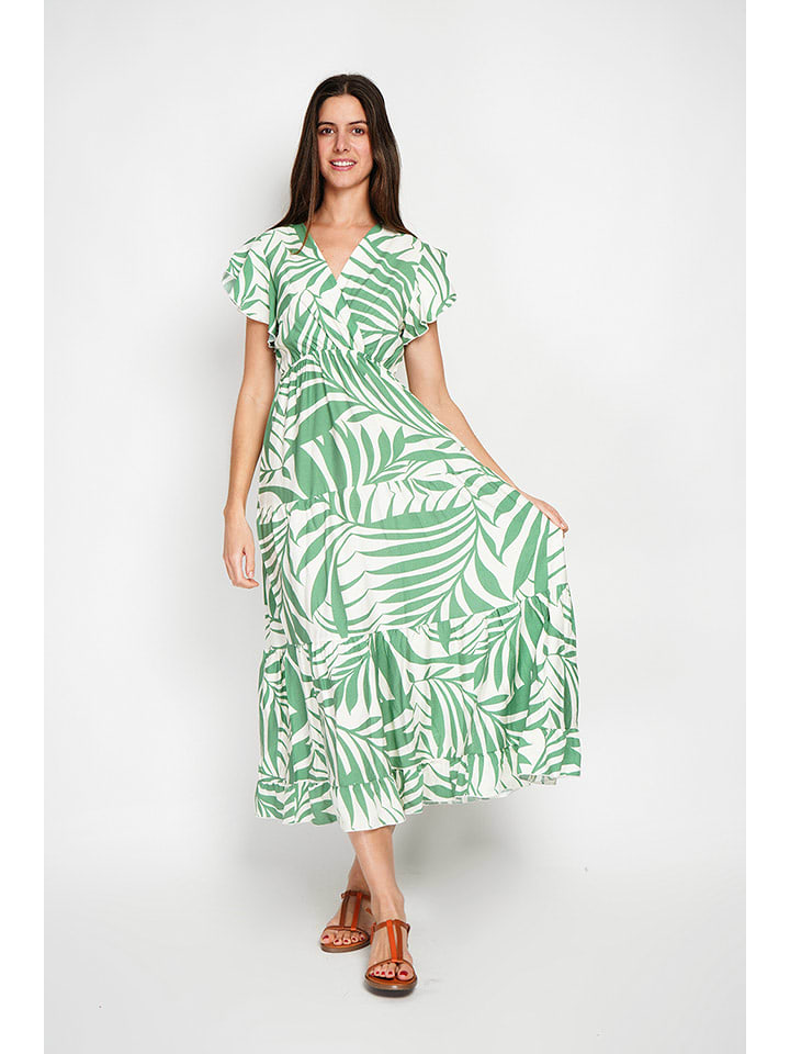 William de Faye Sukienka w kolorze miętowo-białym rozmiar: 36