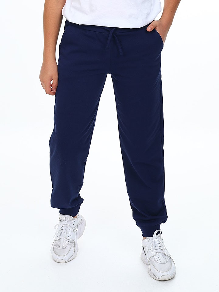 Denokids Spodnie dresowe w kolorze granatowym rozmiar: 128