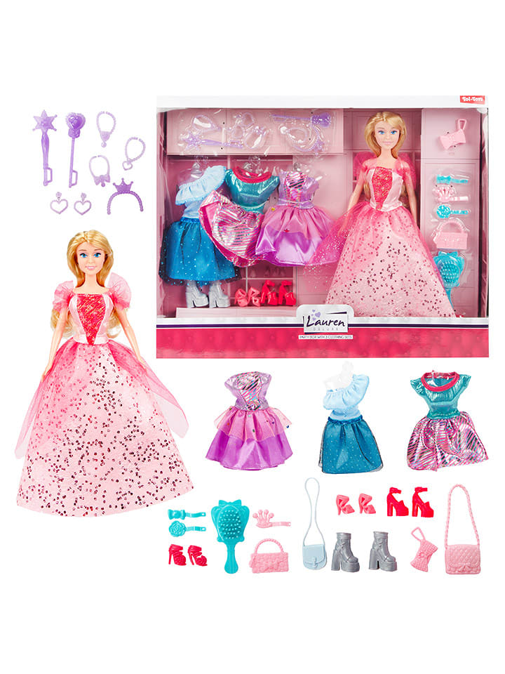 Toi-Toys Lalka "Lauren - Party" z akcesoriami - 3+ (produkt niespodzianka) rozmiar: onesize