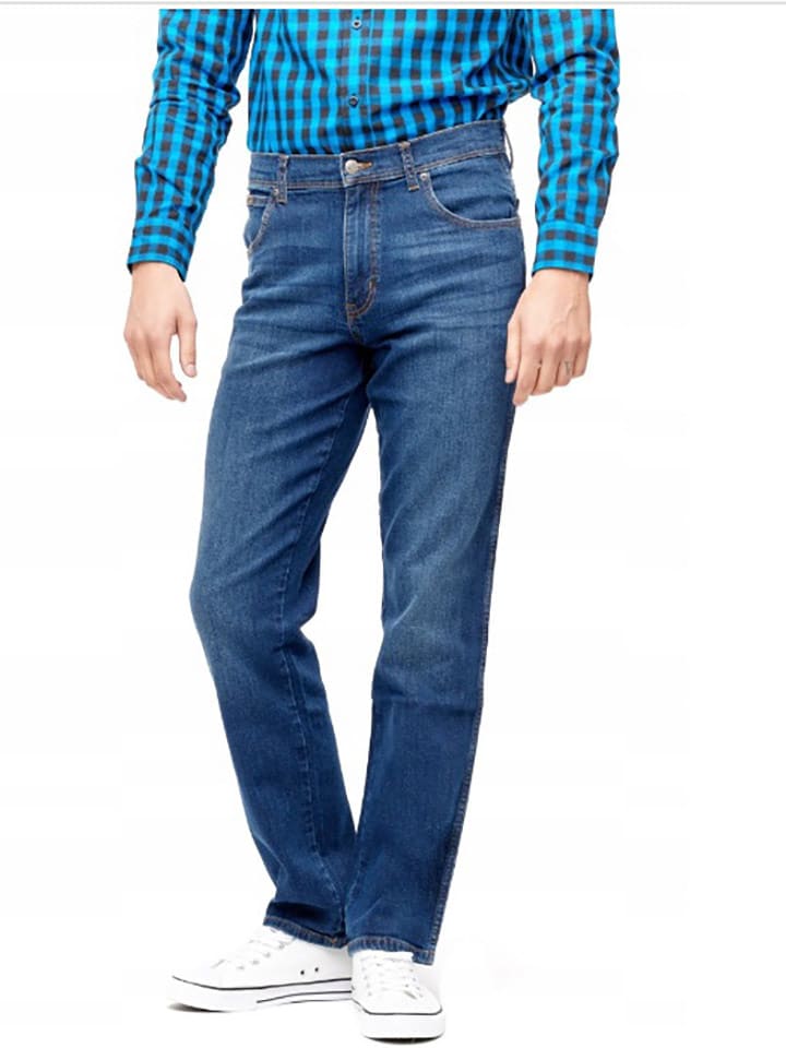 Wrangler Dżinsy - Regular fit - w kolorze niebieskim rozmiar: W30/L34