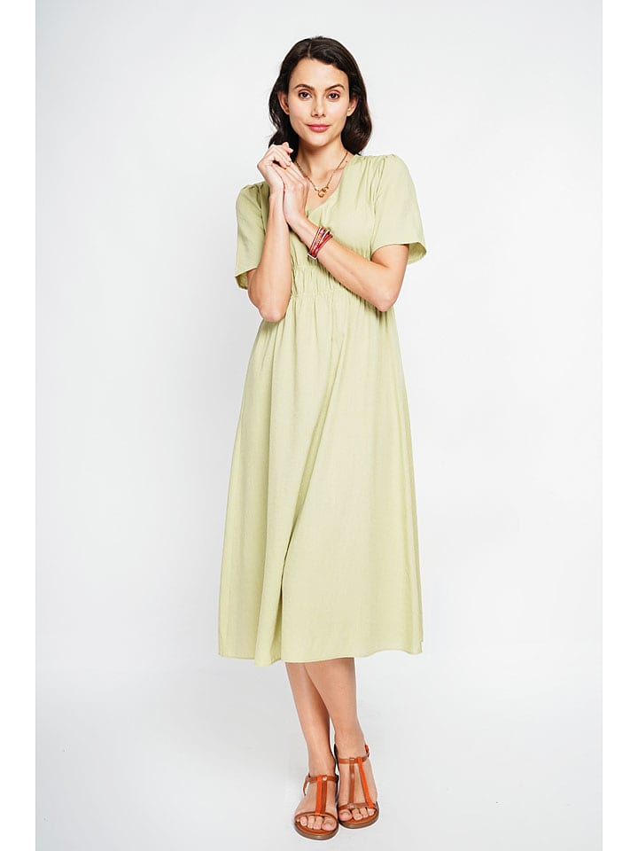 Le Jardin du Lin Sukienka w kolorze jasnozielonym rozmiar: 36