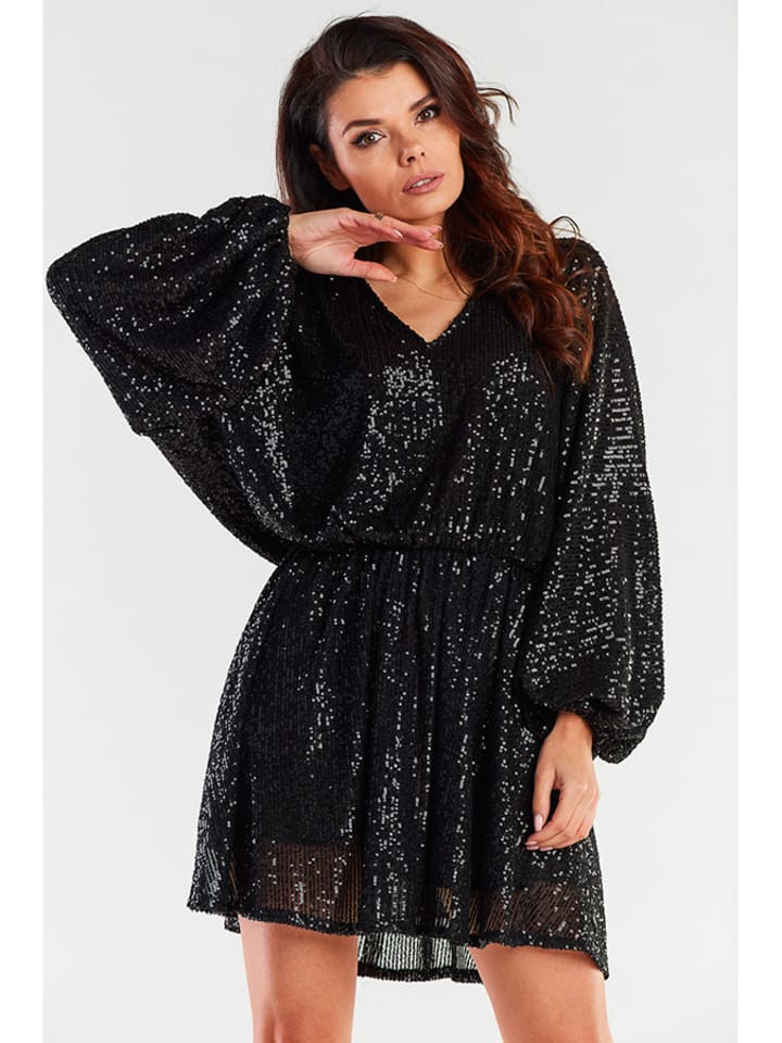 Awama Sukienka w kolorze czarnym rozmiar: onesize