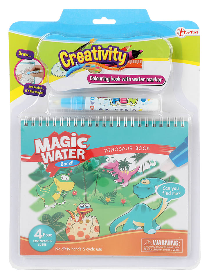Toi-Toys Kolorowanka wodna "Dino" - 3+ rozmiar: onesize