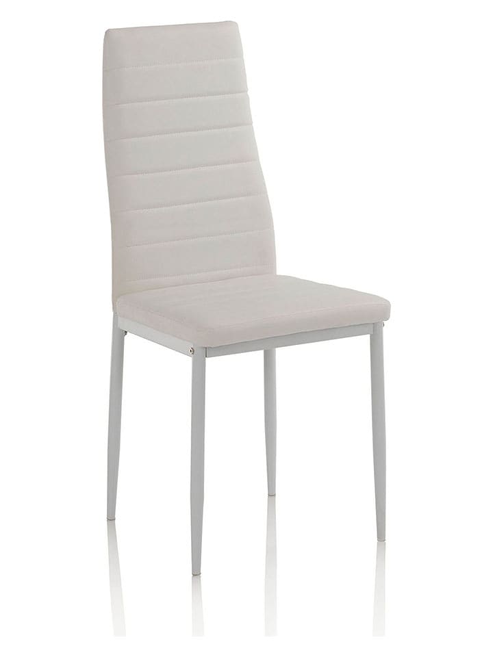 TFT Home Krzesło w kolorze białym - 41 x 95 x 39 cm rozmiar: onesize