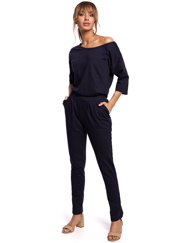 made of emotion Kombinezon w kolorze granatowym rozmiar: XL