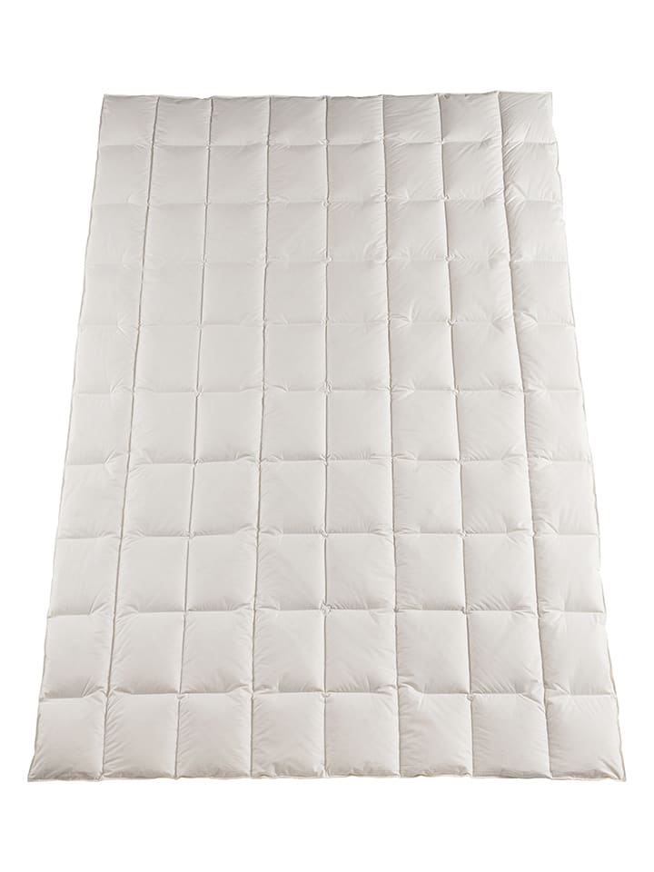 Häussling Bettwaren Całoroczna kołdra puchowa w kolorze białym rozmiar: 155x220 cm